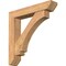 Ekena Millwork Imperial Slat Smooth Bracket w/ Offset Brace, Western Red Cedar, 7 1/2"W x 40"D x 40"H BKT0806X40X40IMP06SWR - alternate 1